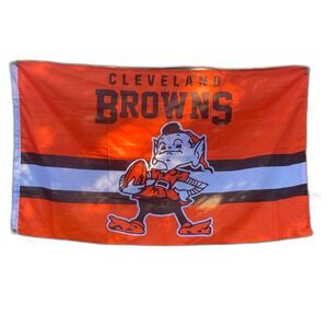 CLEVELAND BROWNS Banner Flag with Grommets 3 x 5 Feet